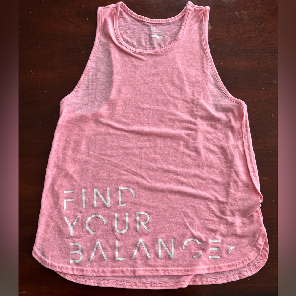 Old Navy Active Pink Tank Top